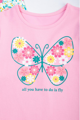 Комплект для дівчаток з 2-х футболок